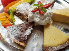 Apple Strudel, Pecan Pie, Key Lime Pie, New York-Style Cheesecake, Chocolate Mousse Cake